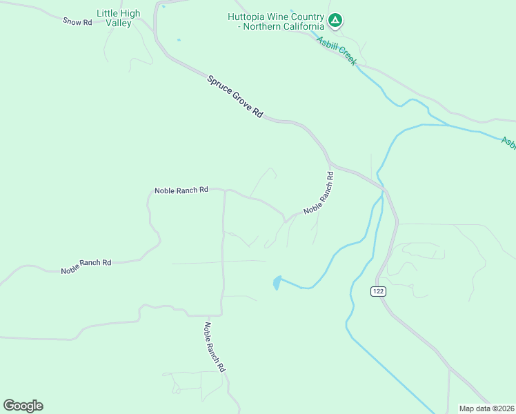 map of restaurants, bars, coffee shops, grocery stores, and more near 13988 Noble Ranch Road in Lower Lake