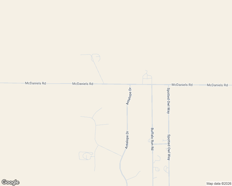 map of restaurants, bars, coffee shops, grocery stores, and more near 21105 McDaniels Road in Calhan