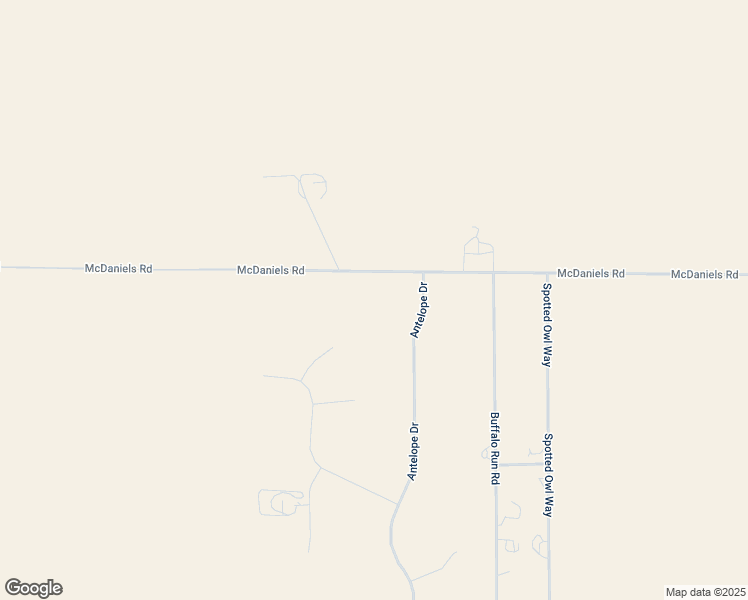 map of restaurants, bars, coffee shops, grocery stores, and more near 21105 McDaniels Road in Calhan