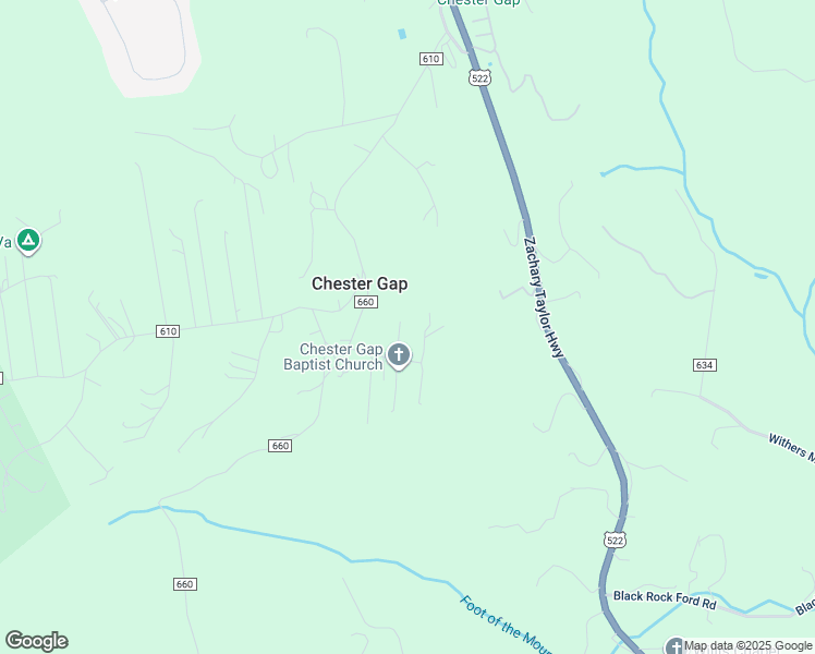 map of restaurants, bars, coffee shops, grocery stores, and more near 150 Norway Lane in Chester Gap
