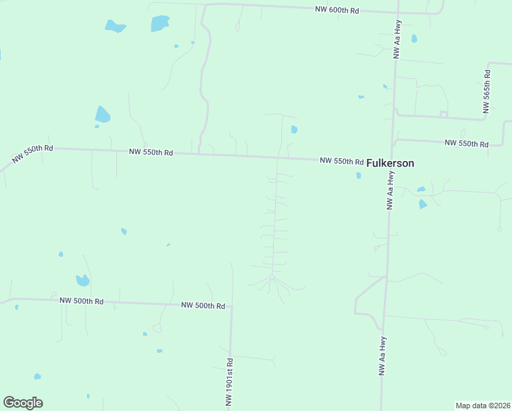 map of restaurants, bars, coffee shops, grocery stores, and more near 526 Northwest 1891st Road in Kingsville