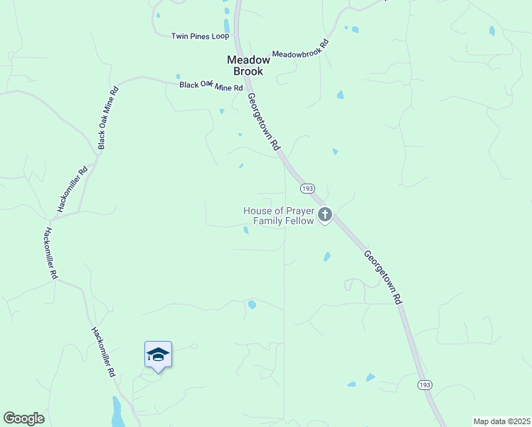 map of restaurants, bars, coffee shops, grocery stores, and more near 8070 Fair Pines Lane in Garden Valley