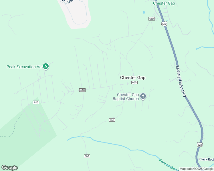 map of restaurants, bars, coffee shops, grocery stores, and more near 114 Blue Ridge Avenue in Chester Gap