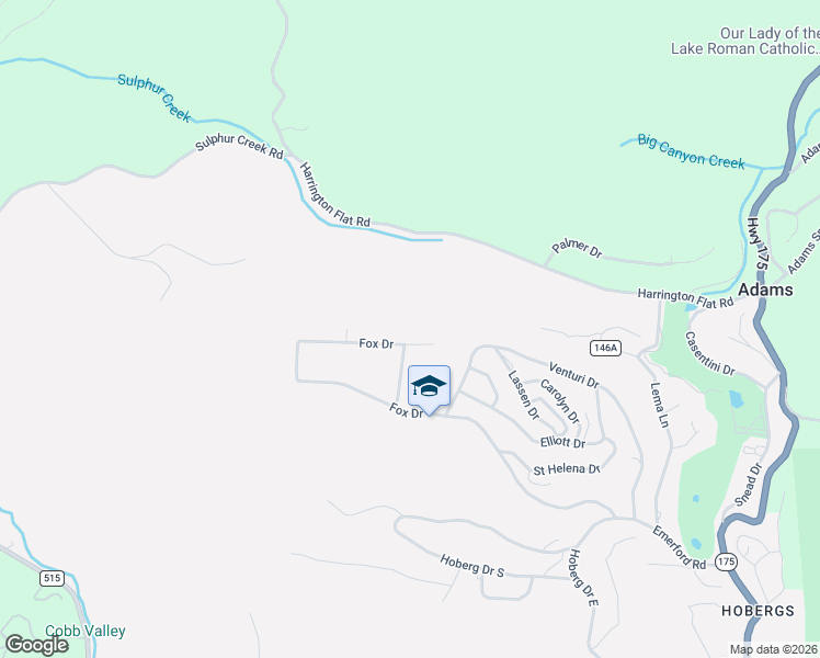 map of restaurants, bars, coffee shops, grocery stores, and more near 8693 Fox Drive in Cobb