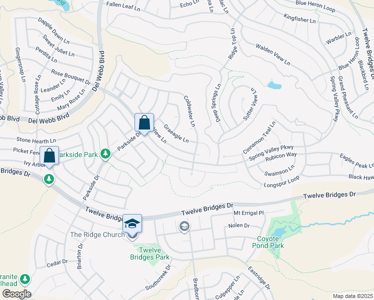 map of restaurants, bars, coffee shops, grocery stores, and more near 2209 Prairie View Lane in Lincoln
