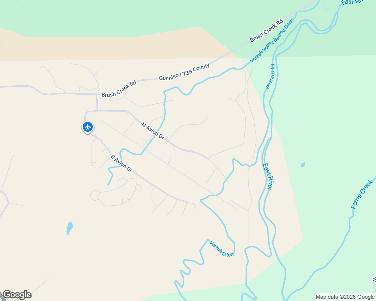 map of restaurants, bars, coffee shops, grocery stores, and more near 329 North Avion Drive in Crested Butte