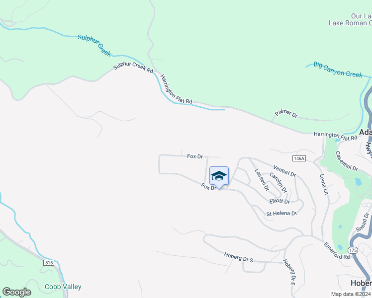 map of restaurants, bars, coffee shops, grocery stores, and more near 8833 Fox Drive in Cobb