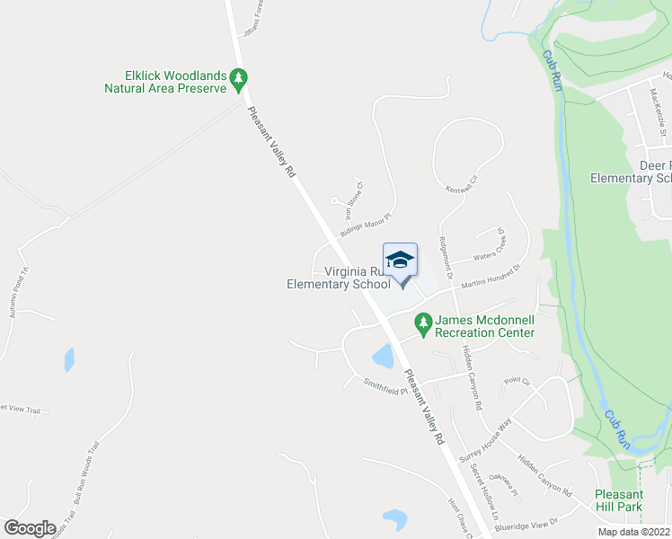 map of restaurants, bars, coffee shops, grocery stores, and more near 5847 Saddle Downs Place in Centreville