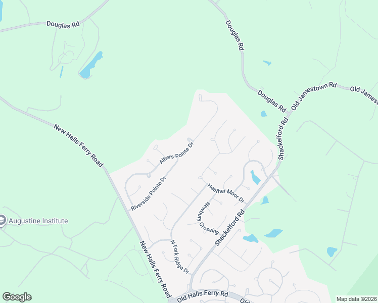 map of restaurants, bars, coffee shops, grocery stores, and more near 3916 Albers Pointe Drive in Florissant