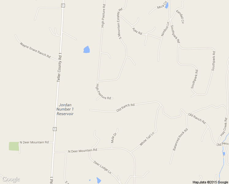 map of restaurants, bars, coffee shops, grocery stores, and more near 2092 S Mountain Estates Rd in Teller