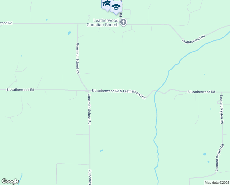 map of restaurants, bars, coffee shops, grocery stores, and more near 2546 South Leatherwood Road in Bedford