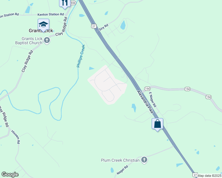 map of restaurants, bars, coffee shops, grocery stores, and more near 12817 Sycamore Creek Drive in Alexandria