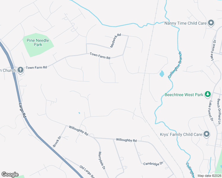 map of restaurants, bars, coffee shops, grocery stores, and more near 2507 Dressage Court in Upper Marlboro
