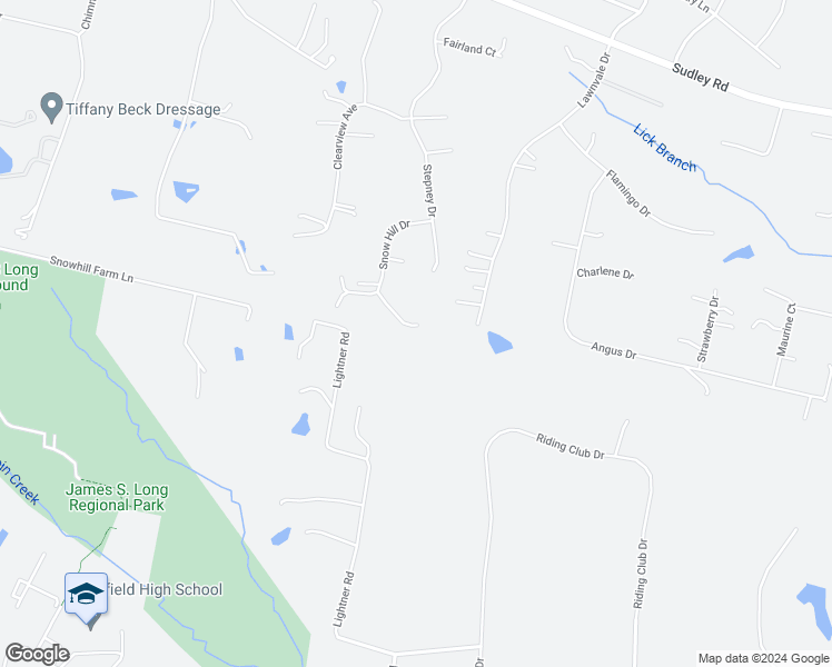 map of restaurants, bars, coffee shops, grocery stores, and more near 14371 Breezewood Court in Gainesville
