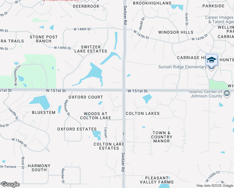map of restaurants, bars, coffee shops, grocery stores, and more near in Overland Park