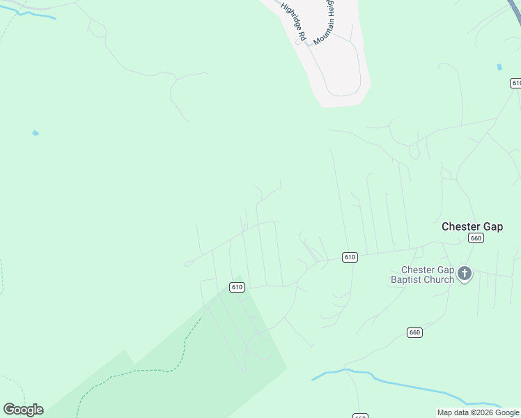 map of restaurants, bars, coffee shops, grocery stores, and more near 150 Forest Drive in Chester Gap