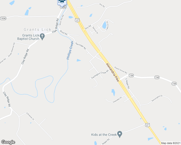 map of restaurants, bars, coffee shops, grocery stores, and more near 945 Willow Creek Drive in Alexandria