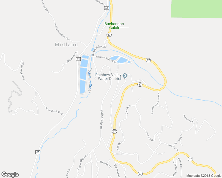 map of restaurants, bars, coffee shops, grocery stores, and more near 500 Timber Ridge Road in Divide