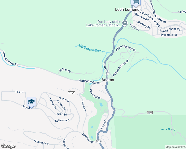 map of restaurants, bars, coffee shops, grocery stores, and more near 9937 Palmer Court in Cobb