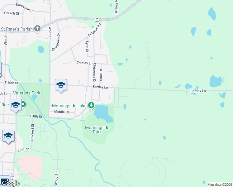 map of restaurants, bars, coffee shops, grocery stores, and more near 901-999 Castlewood Ave in Fulton