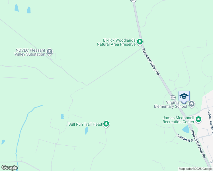 map of restaurants, bars, coffee shops, grocery stores, and more near 6050 Pleasant Valley Road in Centreville