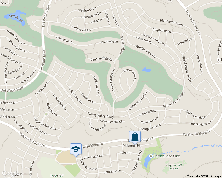 map of restaurants, bars, coffee shops, grocery stores, and more near 1950 Deep Springs Lane in Lincoln