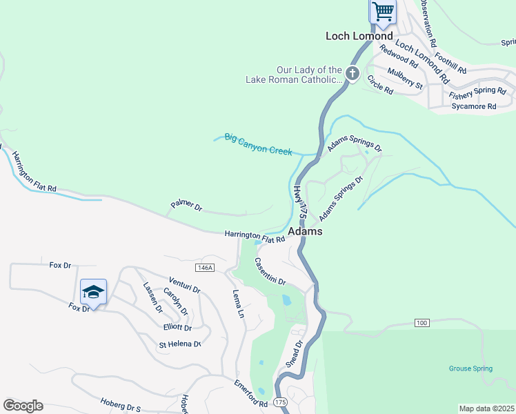 map of restaurants, bars, coffee shops, grocery stores, and more near 9937 Palmer Court in Cobb