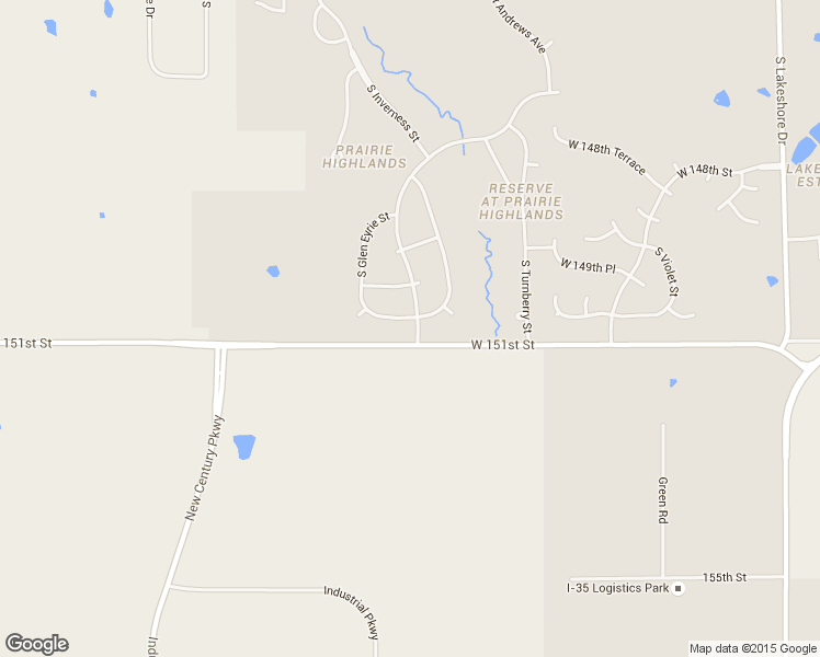 map of restaurants, bars, coffee shops, grocery stores, and more near 25975 West 150th Terrace in Olathe