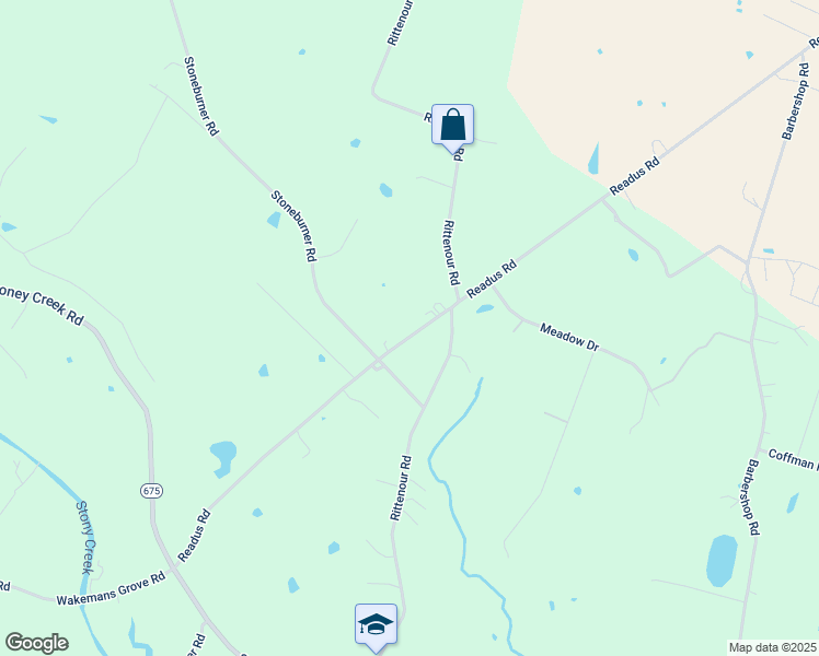 map of restaurants, bars, coffee shops, grocery stores, and more near 721 Readus Road in Edinburg