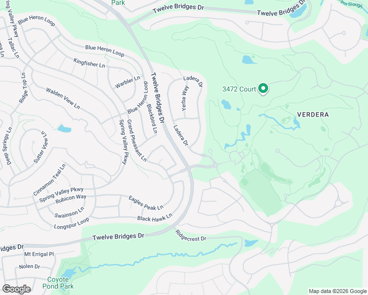 map of restaurants, bars, coffee shops, grocery stores, and more near 1932 Ladera Drive in Lincoln