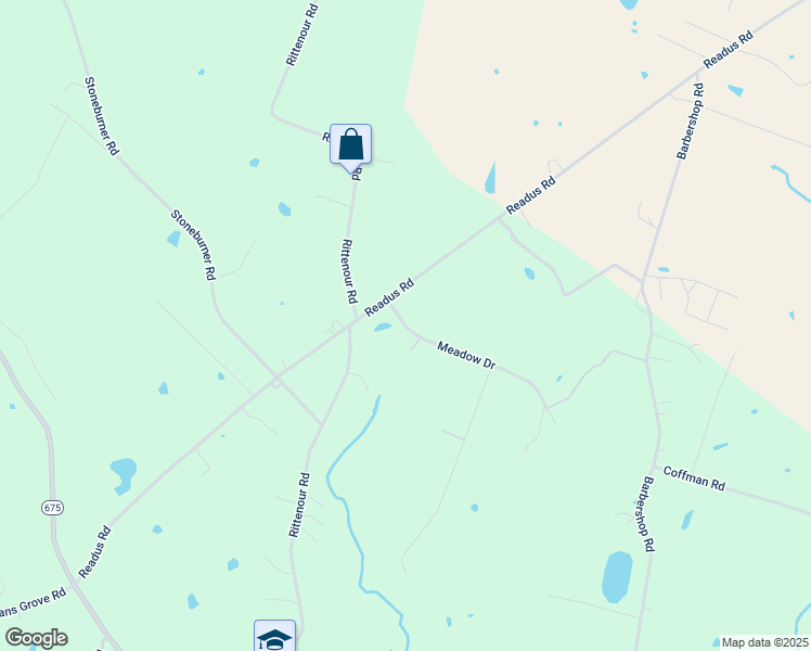 map of restaurants, bars, coffee shops, grocery stores, and more near 289 Meadow Drive in Edinburg