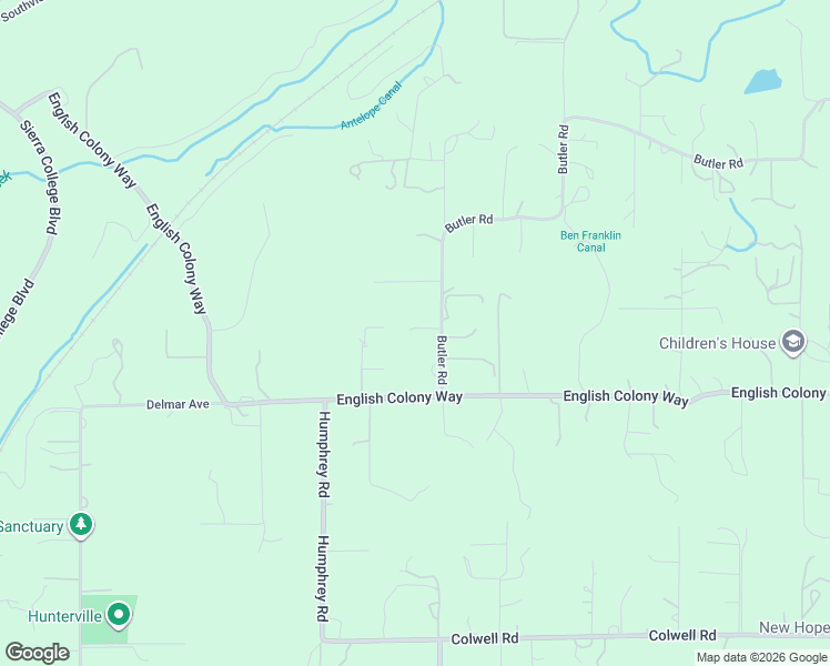 map of restaurants, bars, coffee shops, grocery stores, and more near 5407 Butler Road in Penryn