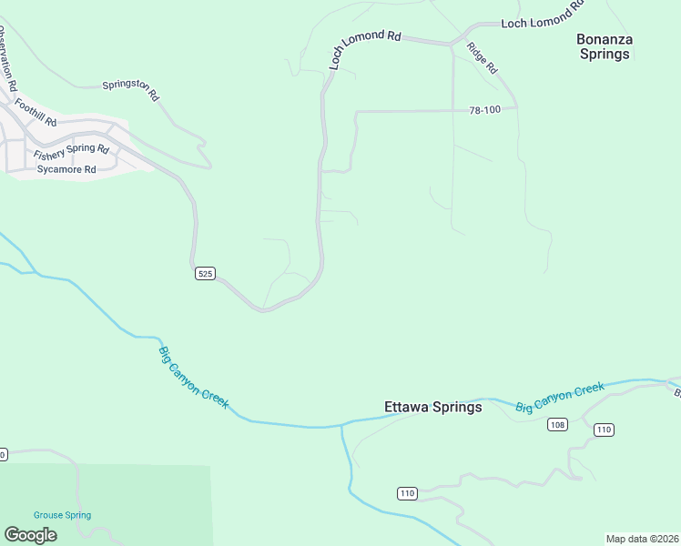 map of restaurants, bars, coffee shops, grocery stores, and more near 11225 Loch Lomond Road in Loch Lomond