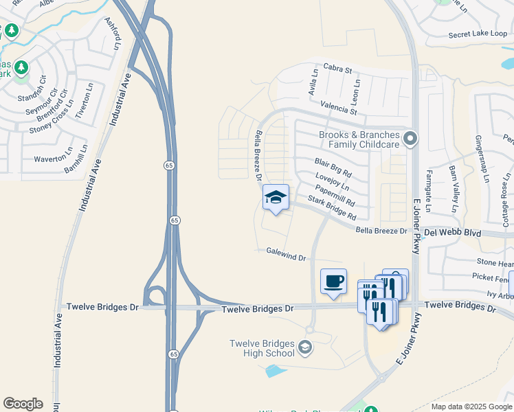 map of restaurants, bars, coffee shops, grocery stores, and more near 1000 Dresden Drive in Lincoln