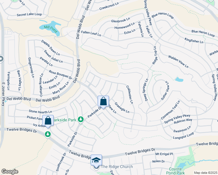 map of restaurants, bars, coffee shops, grocery stores, and more near 1860 Duckhorn Lane in Lincoln