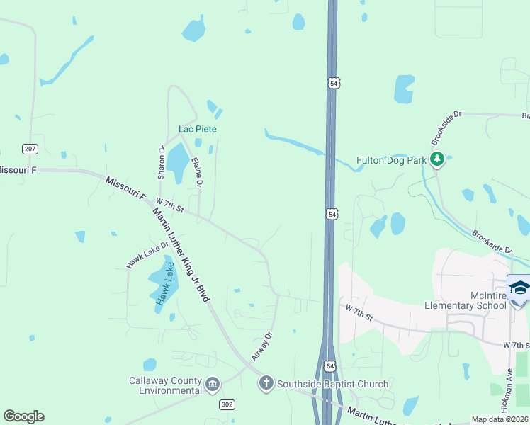 map of restaurants, bars, coffee shops, grocery stores, and more near 1318 West 7th Street in Fulton