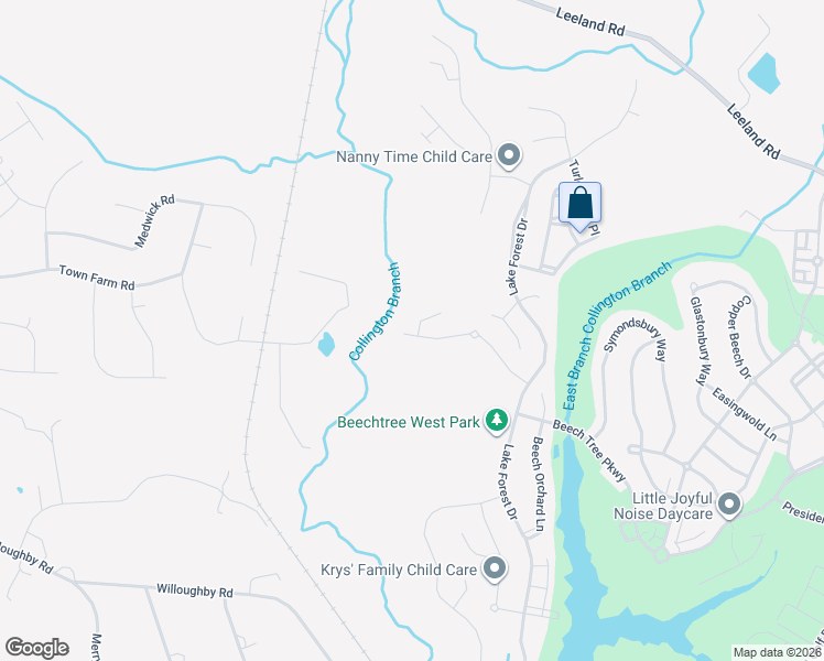 map of restaurants, bars, coffee shops, grocery stores, and more near 2429 Newmoor Way in Upper Marlboro