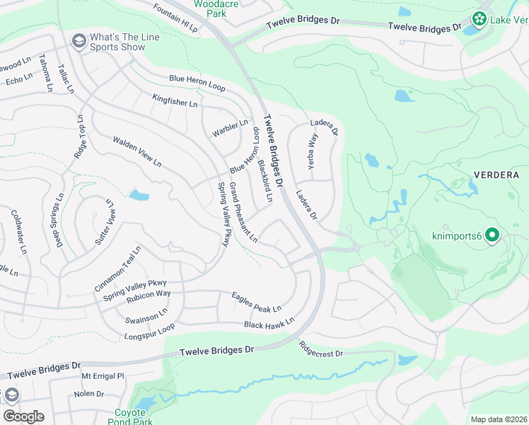 map of restaurants, bars, coffee shops, grocery stores, and more near 1985 Blackbird Lane in Lincoln