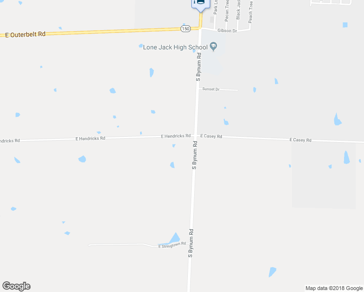 map of restaurants, bars, coffee shops, grocery stores, and more near 14314 South Bynum Road in Lone Jack