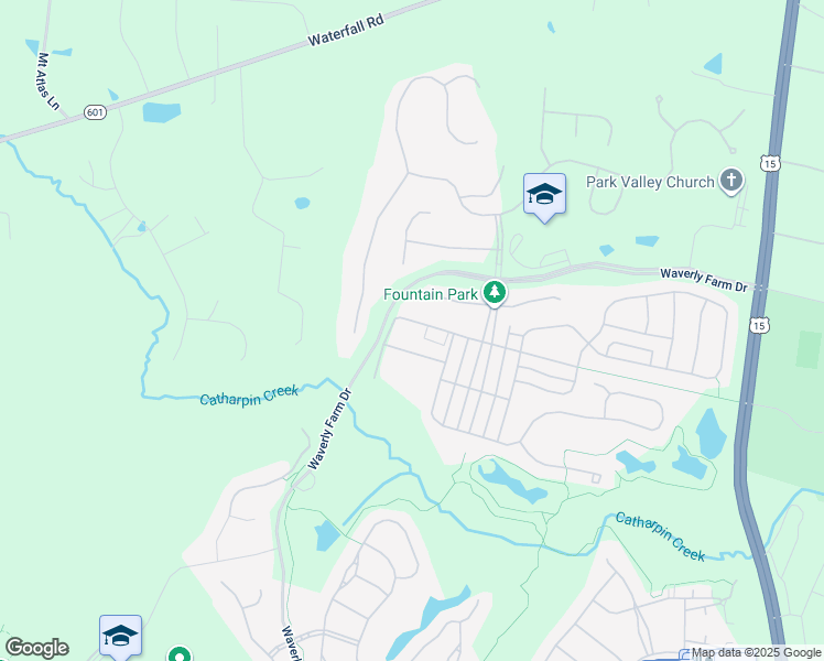 map of restaurants, bars, coffee shops, grocery stores, and more near 15453 Gossoms Store Court in Haymarket