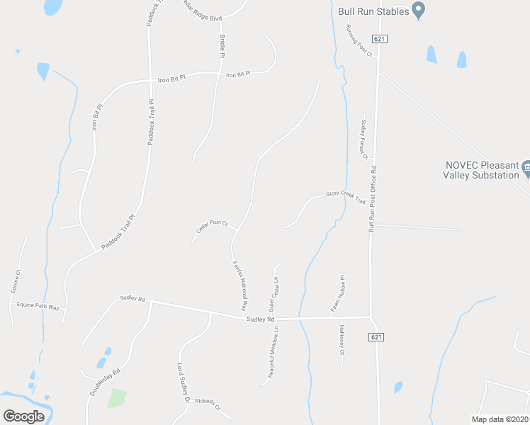 map of restaurants, bars, coffee shops, grocery stores, and more near 6319 Fairfax National Way in Centreville
