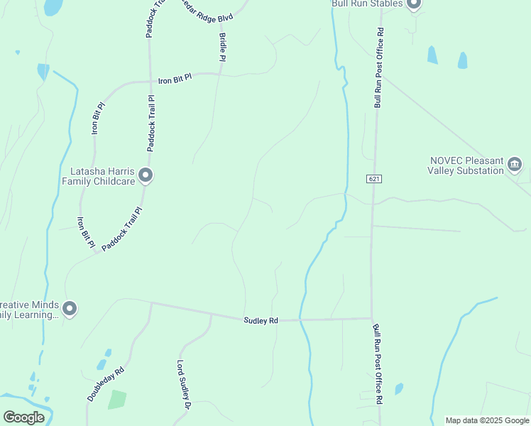 map of restaurants, bars, coffee shops, grocery stores, and more near 6319 Fairfax National Way in Centreville
