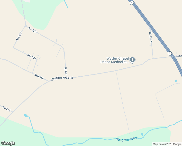 map of restaurants, bars, coffee shops, grocery stores, and more near 22903 Slaughter Neck Road in Lincoln