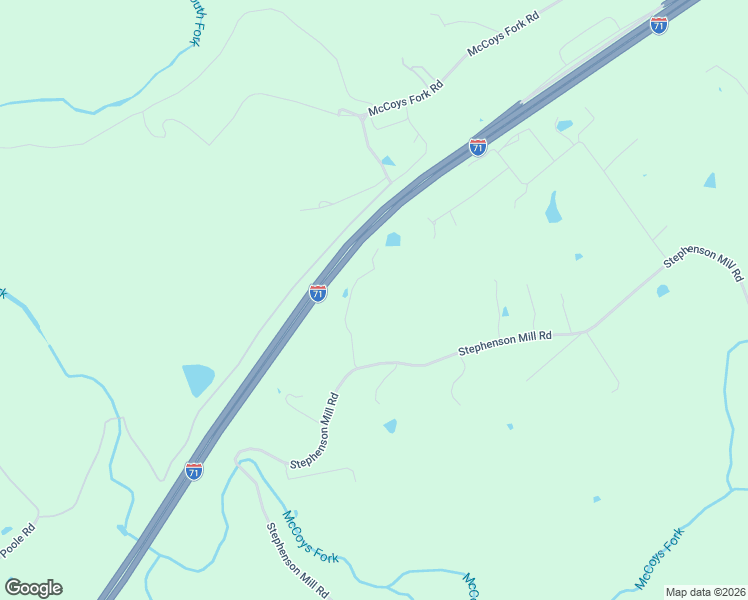 map of restaurants, bars, coffee shops, grocery stores, and more near 1110 Stephenson Mill Road in Walton