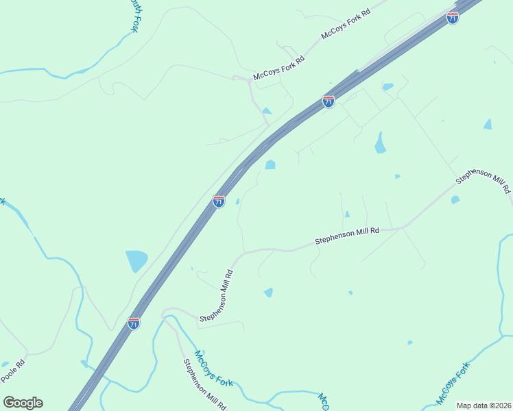 map of restaurants, bars, coffee shops, grocery stores, and more near 1110 Stephenson Mill Road in Walton