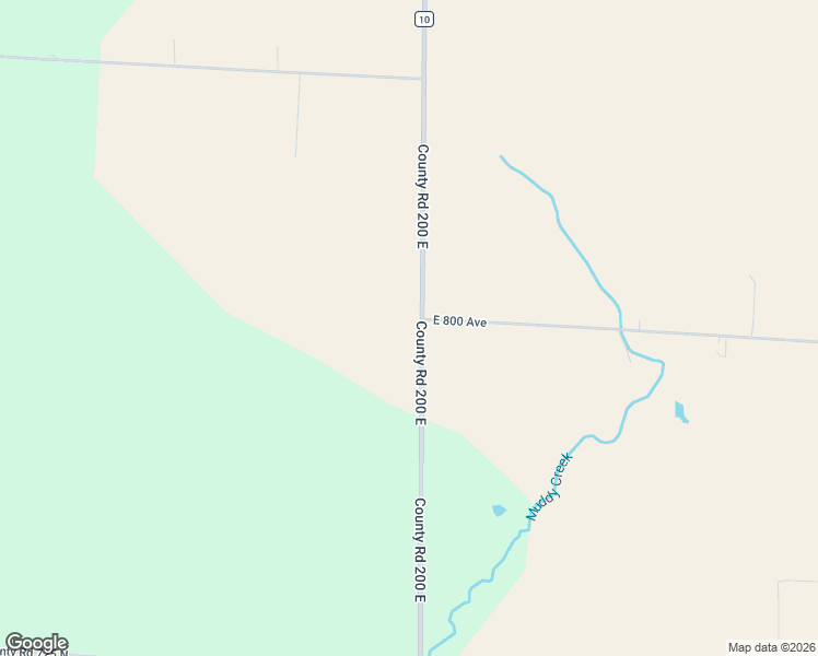 map of restaurants, bars, coffee shops, grocery stores, and more near 799 County Road 200 East in Vandalia