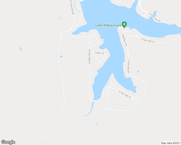 map of restaurants, bars, coffee shops, grocery stores, and more near 226 West Flint Hills Drive in Alma