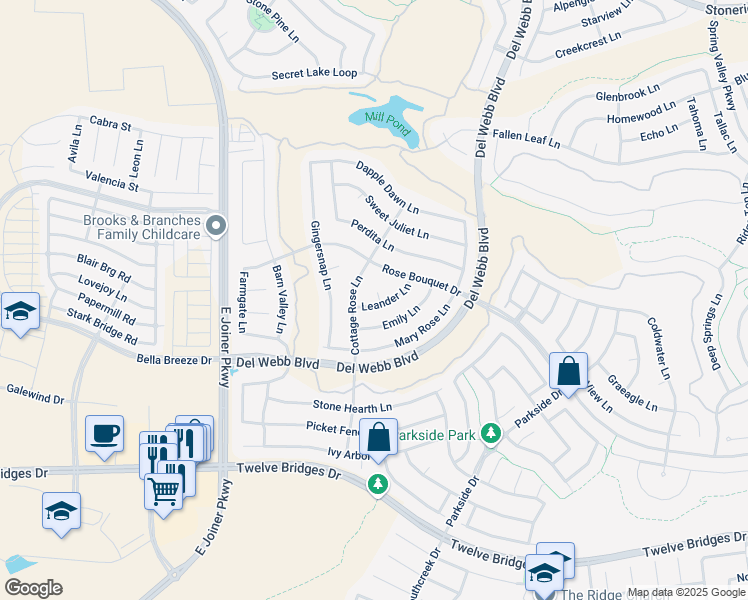 map of restaurants, bars, coffee shops, grocery stores, and more near 847 Carrousel Court in Lincoln