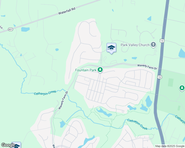 map of restaurants, bars, coffee shops, grocery stores, and more near 15313 Turning Leaf Place in Haymarket