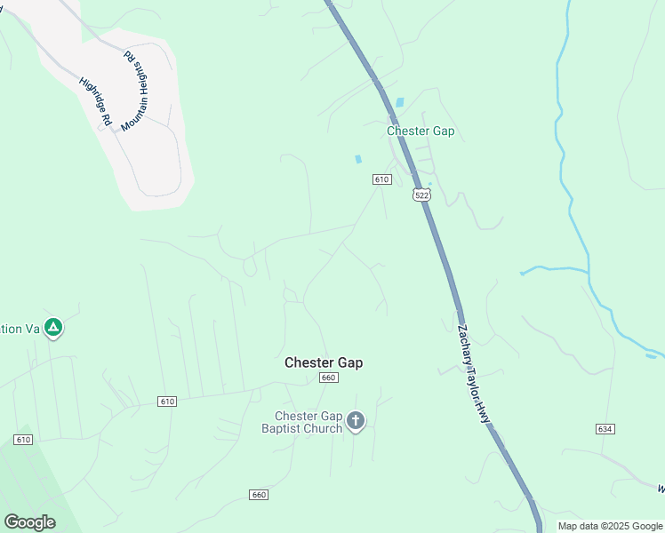 map of restaurants, bars, coffee shops, grocery stores, and more near 91 Chester Gap Road in Chester Gap